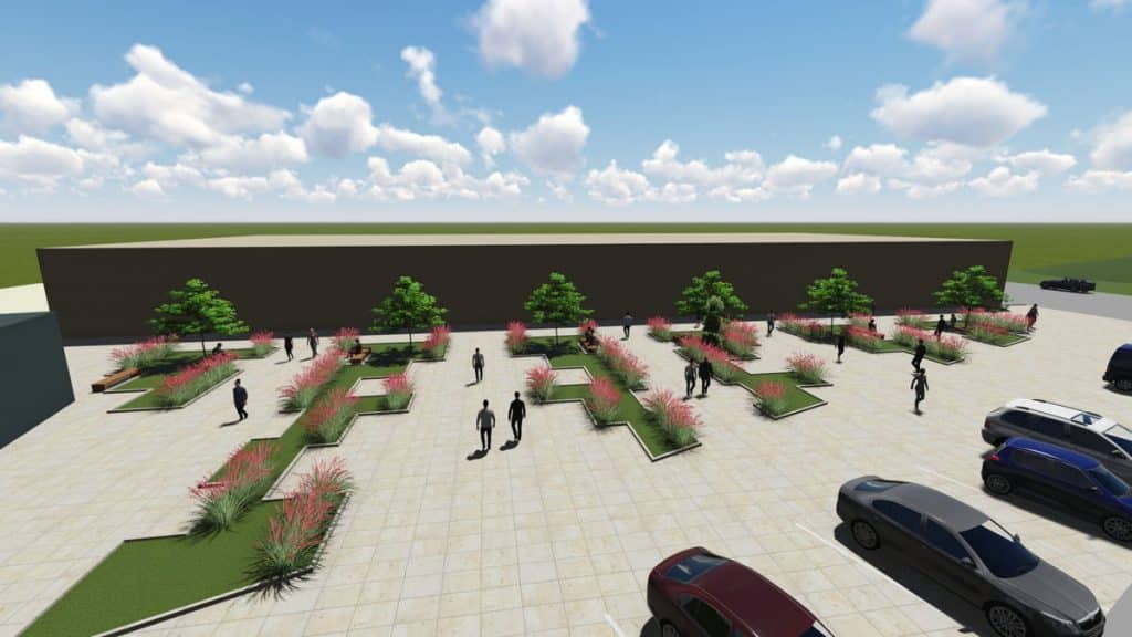 Business Center Landscape Design