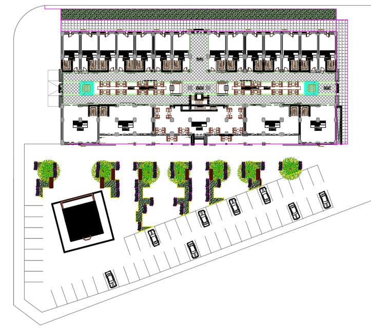 Business Center Landscape Design