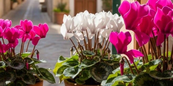 Cyclamen plant