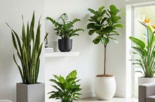 modern decor plants
