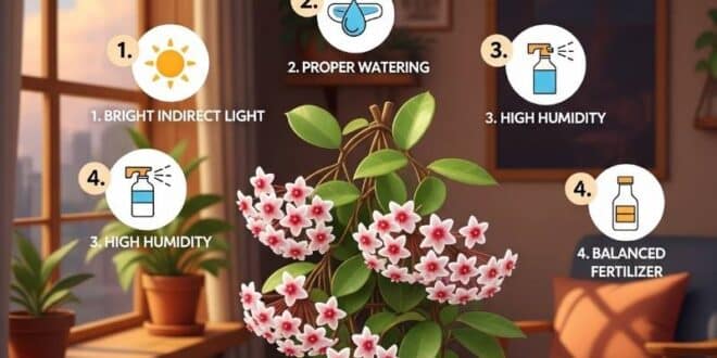 how to get a hoya plant to bloom​